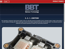 Tablet Screenshot of bbt-automotive.com